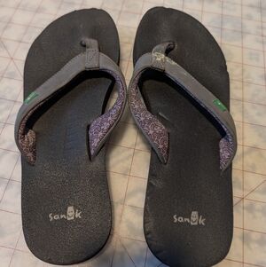 Sanuk Yoga Mat Flip Flops Women's 6